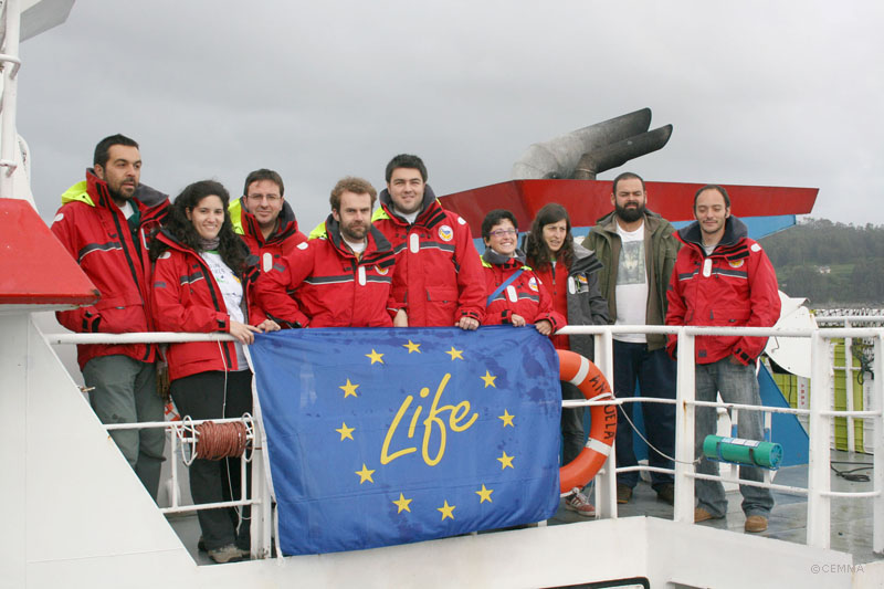 Los mimebros de CEMMA durante la campaña ©CEMMA