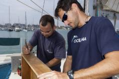 Trabajos Ranger Puerto Burriana ©OCEANA / Gorka Leclercq