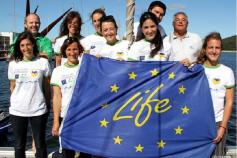CEMMA observers team and Gran Bahía II skippers ©CEMMA