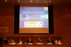 Los socios de INDEMARES presentado el proyecto / INDEMARES partners presenting the project ©Fundación Biodiversidad